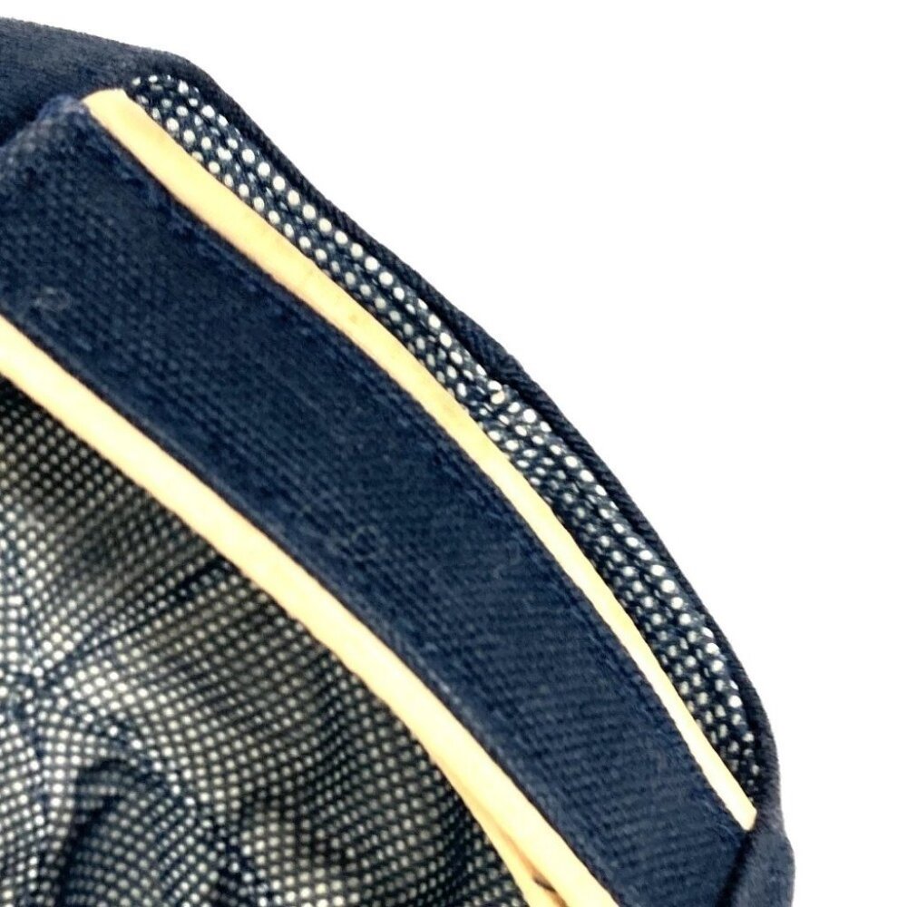 CHANEL Sports CC CC Mark logo hat cap baseball cap cotton Navy/Red - Picture 9 of 16